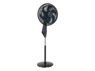 Descripcion: Potencia: 160 W Cantidad De Aspas: 6 Color De Las Aspas: Azul Frecuencia: - Cantidad de velocidades: 3 Color De La Estructura: Negro Diámetro: 40 cm Material De Las Aspas: Plástico Garantia 2 años.