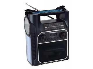 Descripcion: Voltaje: 220V. Tipo de radio analógico con bandas sintonizadas FM, AM y SW1. Batería recargable para horas de entretenimiento continuo. Puerto USB y ranura para tarjeta TF para reproducción de MP3. Con conectividad Bluetooth para reproducción Descripcion: Voltaje: 220V. Tipo de radio analógico con bandas sintonizadas FM, AM y SW1. Batería recargable para horas de entretenimiento continuo. Puerto USB y ranura para tarjeta TF para reproducción de MP3. Con conectividad Bluetooth para reproducción