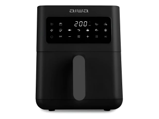 Descripcion: Marca Aiwa Línea Air Fryer Modelo AW-FK45 Modelo alfanumérico AW-FK45 Color Negro Voltaje 220V Otros Funciones Freír, Asar, Recalentar Tipos de control Digital Con pantalla táctil Sí Potencia 1,2 kW Capacidad en volumen 4,5 L Con control de t Descripcion: Marca Aiwa Línea Air Fryer Modelo AW-FK45 Modelo alfanumérico AW-FK45 Color Negro Voltaje 220V Otros Funciones Freír, Asar, Recalentar Tipos de control Digital Con pantalla táctil Sí Potencia 1,2 kW Capacidad en volumen 4,5 L Con control de t