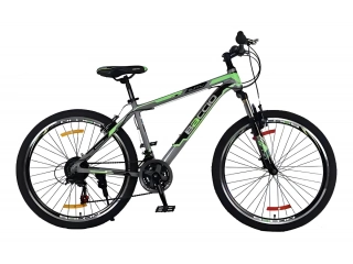 Descripcion: Rodado 27.5 21 Velocidades Cuadro de aluminio con fusible Horquilla con suspensión, sistema Ahead Llantas de aluminio de doble pared Frenos mecánico. Garantia 6 meses componentes 5 años cuadro.