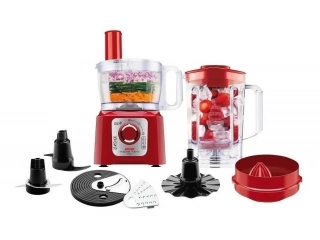 Descripcion: Multiprocesadora Arno Multichef 7 em 1 MP74 700W roja 2 A&Ntilde;OS DE GARANTIA.
