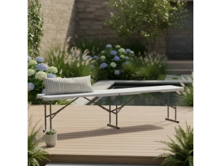 Descripcion: Altura total: 42 cm Ancho: 1.8 m Unidades por pack: 1 Con apoyabrazos: No Nombre del dise&ntilde;o: Lisa Es plegable Material de la estructura: Polipropileno Material de las patas: Aluminio Material del asiento: Polipropileno