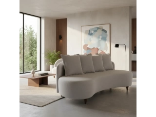 Descripción Sofá 3 Plazas Organico con Tela Bouclé - Confort y Sofisticación en su Hogar Transforme su salón con nuestro sofá de 3 plazas en formato orgánico, una auténtica pieza de diseño que combina estilo, comodidad y sostenibilidad. Fabricado en teji Descripción Sofá 3 Plazas Organico con Tela Bouclé - Confort y Sofisticación en su Hogar Transforme su salón con nuestro sofá de 3 plazas en formato orgánico, una auténtica pieza de diseño que combina estilo, comodidad y sostenibilidad. Fabricado en teji