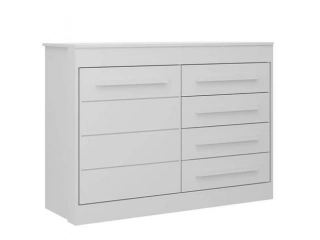 Material MDF. 5 BVAJONES RIELES TELESCOPICOS. 1 PUERTA AMPLEA. COLOR BLANCO . Medida 1.40 m largo. 1.00 m altura 0.46 cm prof. Material MDF. 5 BVAJONES RIELES TELESCOPICOS. 1 PUERTA AMPLEA. COLOR BLANCO . Medida 1.40 m largo. 1.00 m altura 0.46 cm prof.