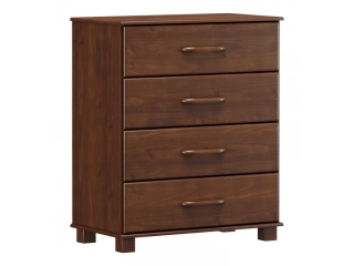 Cómoda 4 cajones color café, en madera maciza. Base, patas y asas de madera. Tiradores de cajones reforzados. Corredera telescópicas y bisagras con freno. Código 2240W Alto: 100 CM Profundidad: 43 CM Ancho: 84 CM Cómoda 4 cajones color café, en madera maciza. Base, patas y asas de madera. Tiradores de cajones reforzados. Corredera telescópicas y bisagras con freno. Código 2240W Alto: 100 CM Profundidad: 43 CM Ancho: 84 CM