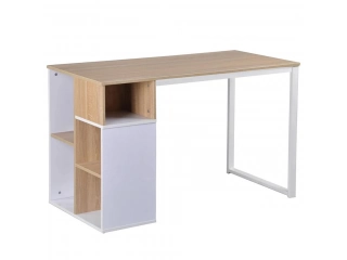 Dimensiones Alto 75 cm Ancho 60 cm Profundidad 120 cm Especificaciones Estilo Nórdico Tipo Escritorios con estantes Material de la cubierta Melamina Material de la estructura Metal y MDF Dimensiones Alto 75 cm Ancho 60 cm Profundidad 120 cm Especificaciones Estilo Nórdico Tipo Escritorios con estantes Material de la cubierta Melamina Material de la estructura Metal y MDF