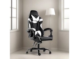 Material del tapizado: Cuero sintético Posee altura regulable y respaldo reclinable. Cómodos apoyabrazos. Tiene apoya cabeza. Con ruedas. Giratoria. Material del relleno: polifon. Peso máximo soportado: 130kg.