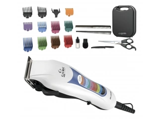 M&aacute;quina Magn&eacute;tica GA.MA 596  Especificaciones T&eacute;cnicas Tipo de Alimentaci&oacute;n : Solo Cable - Cord Motor: Magn&eacute;tico Cuchillas: Acero Inoxidable Atributos adicionales: Cepillo, Aceite lubricante, tijera, peines y caja pl&aacute;stica. &Aacute;reas: Cabello