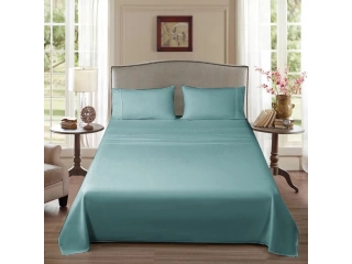Renov&aacute; tu dormitorio con el Juego de S&aacute;bana Queen 180 hilos turquesa! Disfrut&aacute; de la suavidad del algod&oacute;n 100% y el confort que te brindan sus 4 piezas. Dale un toque de estilo vintage a tu cama con este juego de s&aacute;banas de color turquesa, perfecto para c