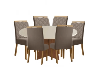 Mesa	Altura	80	cm Mesa	Di&aacute;metro	140	cm Silla	Altura	99.5	cm Silla	Ancho	44	cm Silla	Profundidad	56	cm 