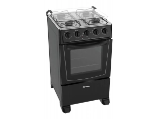 Cantidad de hornallas: 4. Voltaje: 220V. Tipo de puerta del horno: Con visor. Cocina de pie. Posee 4 hornallas. Tipo de encendido: manual. Dimensiones: 48.5cm de ancho, 84cm de alto y 57.5cm de profundidad. Garantia 1 a&ntilde;o.