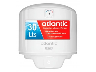 Termotanque 30 Litros  Descripci&oacute;n: 1500 W Peso bruto 13,2 Kg Peso neto 211,6 Kg Medidas: &Oslash; 433 x Alt. 443 mm Presi&oacute;n de v&aacute;lvula de seguridad: 8 BAR Tanque esmaltado de calidad diamante Protecci&oacute;n del tanque: &Aacute;nodo de magnesio Tecnolog&iacute;a O&acute;PRO Garant&iacute;a de