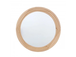 Dale un toque de estilo natural a tu hogar con este espejo redondo de 60 cm de diámetro. Su marco de madera natural le dará un toque elegante y sofisticado a cualquier ambiente. Ideal para dormitorios, comedores, salas de estar, livings u oficinas, este e Dale un toque de estilo natural a tu hogar con este espejo redondo de 60 cm de diámetro. Su marco de madera natural le dará un toque elegante y sofisticado a cualquier ambiente. Ideal para dormitorios, comedores, salas de estar, livings u oficinas, este e