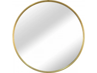 Dale un toque de elegancia a tu hogar con el Espejo redondo dorado de 71 cm. Su dise&ntilde;o vintage y su marco de acero dorado lo convierten en el complemento perfecto para cualquier espacio, especialmente tu living. &iexcl;A&ntilde;ade un toque de sofisticaci&oacute;n a tu decor