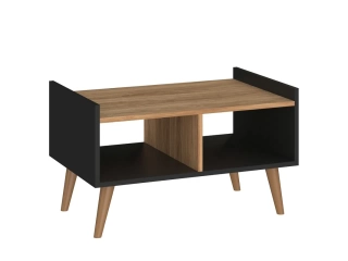 Mesa Ratona Retro Nordik: elegancia escandinava en MDP 15mm. Diseño funcional con dos nichos centrales y patas retro resistentes. Ideal para renovar tu living con estilo. Medidas: 70x42x45cm. Mesa Ratona Retro Nordik: elegancia escandinava en MDP 15mm. Diseño funcional con dos nichos centrales y patas retro resistentes. Ideal para renovar tu living con estilo. Medidas: 70x42x45cm.