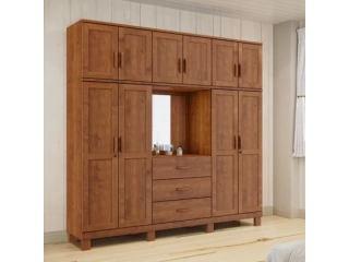 Características Alto 210 Ancho 188 Largo 49 Descripción Ropero en mdf de 12mm con 10 puertas, 3 cajones y un nicho con espejo. Se entrega desarmado en caja de origen para conservar el estado de la garantía. Características Alto 210 Ancho 188 Largo 49 Descripción Ropero en mdf de 12mm con 10 puertas, 3 cajones y un nicho con espejo. Se entrega desarmado en caja de origen para conservar el estado de la garantía.