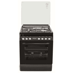 Cocina Combinada ITIMAT Negra 60 cm c/conveccin