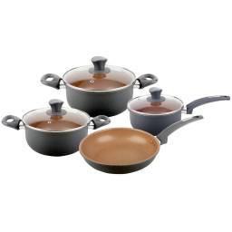 Bateria de Cocina 7 PIEZAS  CUORI BRONZI
