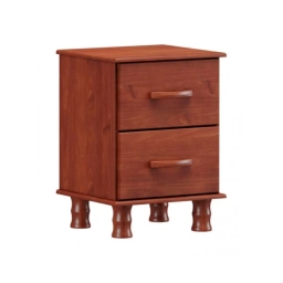 Mesa de luz MADERA Finestra 2 CAJONES 