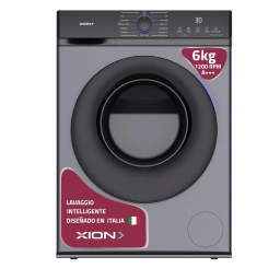 Lavarropa 6 Kg XION c/frontal  motor BLDC Inverter XI-LAV66X-CU