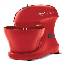 Batidora ARNO Chef 5 vel. 400w bowl resistente 5 L. rojo