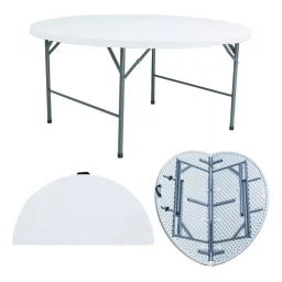 Mesa pleg. MALETA REDONDA 1.50 MTS Diam. 