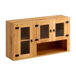 Armario aereo 3 puertas cristalero mexicano CASTAO