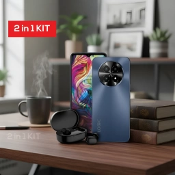 Celular LOGIC L66F 14GB 128GB Black y Blue 