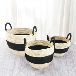 Canasto SET de 3 Unidades Diferentes medidas Macetero