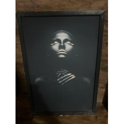 Cuadro minimalista vertical white 0.42 x 0.62 cm