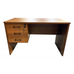 Escritorio MDF 3 Cajones c/llave Placa 18 920