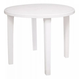 Mesa pvc REDONDA CARAL 90 X 90 X 72 CM