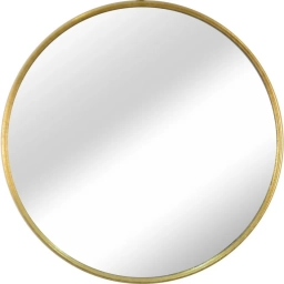 Espejo REDONDO Metal dorado 71 cm