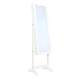 Espejo JOYERO de pie Blanco 41 x 1.50 cm