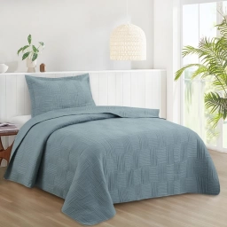 Colcha 1 plaza y media QUILT MICROF WAVES 