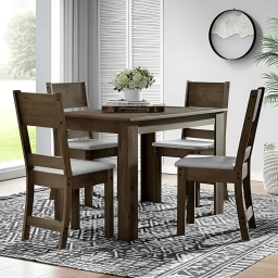 Juego de comedor Mesa + 4 sillas 10107