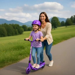 Monopat�n El�ctrico 09 Infantil Luces Led Ni�os Ni�as