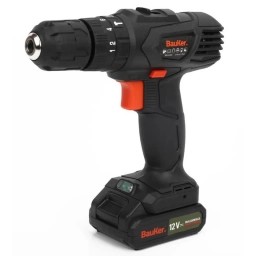 Taladro percutor BAUKER inal�mbrico 12 v con bater�a HERRAMIENTA