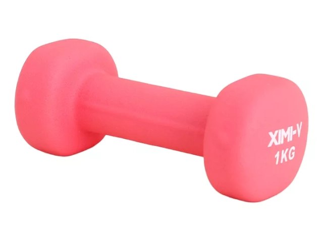 Descripcion:  Mancuerna forrada en pvc . Material acero.