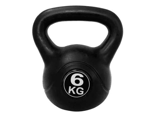 Descripcion:  Pesa rusa 6 kg . Material y plastico. 