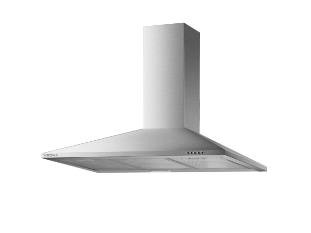 Descripci&oacute;n: *CAMPANA EXTRACTORA *ACERO INOX 90 CM *3 velocidades *Motor 120W *Poder de succi&oacute;n 550m3/h *Luz Led 2W *3 filtros de aluminio de 5 capas *Chimenea de 2 tramos 40 cm x2 *Ca&ntilde;o de salida 2M X 15 cm *1 a&ntilde;o de garat&iacute;a