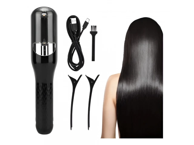 Descripcion: DESCRIPCION:  Cortadora de Puntas Abiertas %u2013 Cabello Saludable al Instante Eliminá solo las puntas dañadas sin cortar el largo de tu cabello. Esta cortadora eléctrica es ideal para mantenerlo sano, suave y con mejor apariencia desde casa