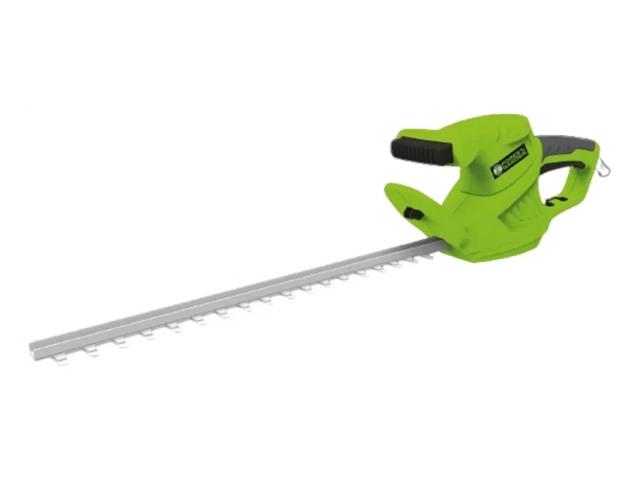 Descripcion: Marca: Forest & Garden Código: C016555 Garantía: 1 Año  Voltaje: 220VPotencia: 600WVel. Vacío: 1600/minCuchilla: 550mm = 22Capacidad: 16mm 5/8 Peso: 2,6kg. Garantia 1 año.