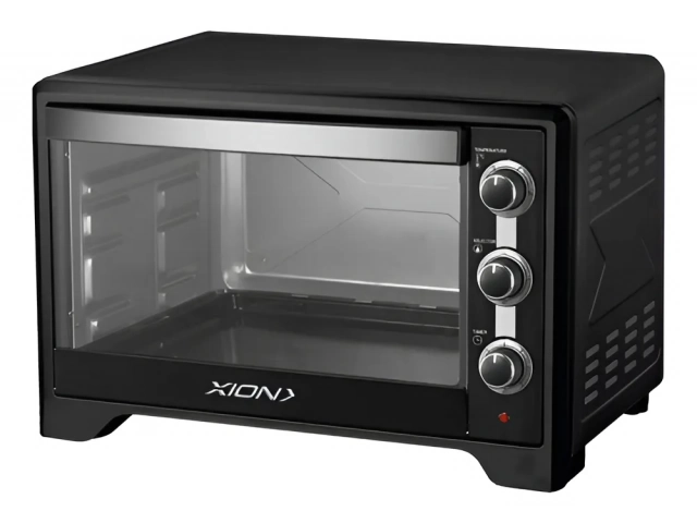 Descripcion: Descripci&oacute;n: Selector de 3 posiciones (superior - inferior y ambas) Temporizador: 60 min. Termostato ajust.de 100&ordm; a 250&ordm;C Luz piloto de funcionamiento Paredes internas antiadherentes Manija ergon&oacute;mica de acero inoxidable Puerta de vidrio tem