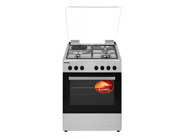 Descripcion: MODELO C-221 A TKS INOX  - Tapa de vidrio - Hornallas a supergas - gas natural - Horno el&eacute;ctrico de alta eficacia - Vidrio panor&aacute;mico doble en puerta del horno - Encendido electr&oacute;nico de las hornallas - Horno enlozado  - Mesada acero inoxidab