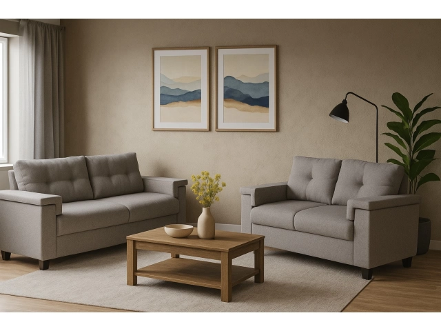 COLOR MARRON O BEIGE Modelo Madrid Color A elecci&oacute;n Otros Estilo Moderno Material de la estructura de los sillones Eucaliptus Material del tapizado Easy Clean Anti Liquidos y Manchas Tipos de sillones Modernos Cantidad de sillones 2.