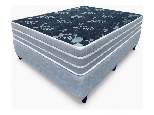  Soporte por persona: 120 Kg. %u2022 1 A&Ntilde;O DE GARANT&Iacute;A.   %u2022 COMPOSICI&Oacute;N: - Tejido: en tela Jacquard capitoneado (dise&ntilde;o y tono de Tela sujeta a cambios). - N&uacute;cleo de espuma 100% virgen. - Densidad aparente: 260N/m3 (aprox 3%). %u2022 SENSACI&Oacute;N: - Fir