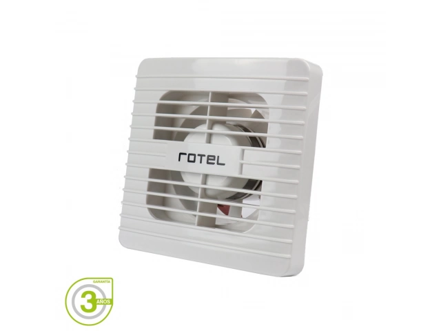 Capacidad de extraci&oacute;n 65 m3 por hora Medidas exteriores 150x150 mm Medida de intalacion 102mm (di&aacute;metro) Potencia 12W Garantia 3 a&ntilde;os Alimentaci&oacute;n 220V- 50/60HZ 3 a&ntilde;os de garantia.