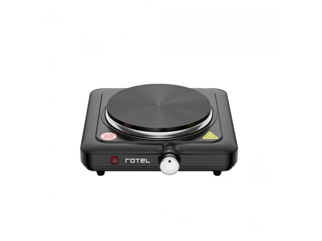 Panel de acero inoxidable negro y cubierta inferior de pl&aacute;stico pulverizado Placa t&eacute;rmica de 155 mm de di&aacute;metro Grosor del panel 0,45 mm Enchufe VDE con cable de cobre de 80 cm Pontecia 1000W Alimentacion 220-240V %u2013 50/60Hz. 1 A&Ntilde;O DE GARANTIA.