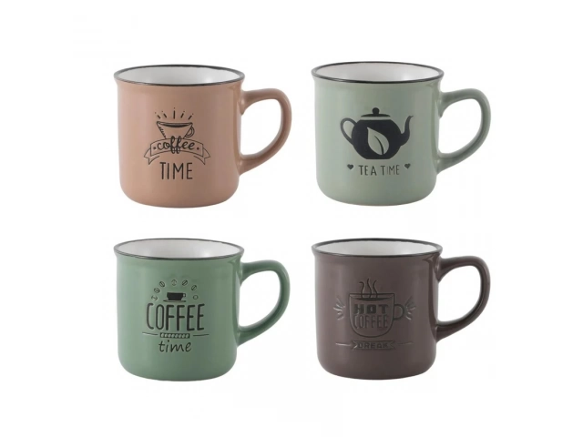 Taza de cer&aacute;mica 300 ml &iexcl;Dale un toque vintage a tus ma&ntilde;anas con la Taza de cer&aacute;mica de 300 ml! Perfecta para disfrutar de tu caf&eacute; o t&eacute;, esta taza es ideal para empezar el d&iacute;a con estilo. Su dise&ntilde;o sin dise&ntilde;o y su capacidad de 300 ml la convierten en la c